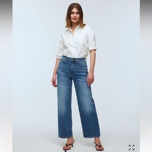 Madewell The Perfect Vintage Wide Leg Jeans Size 27